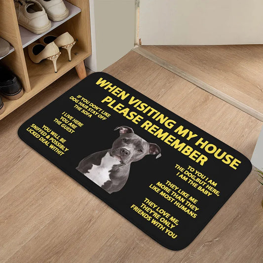 House Rules Door Mat