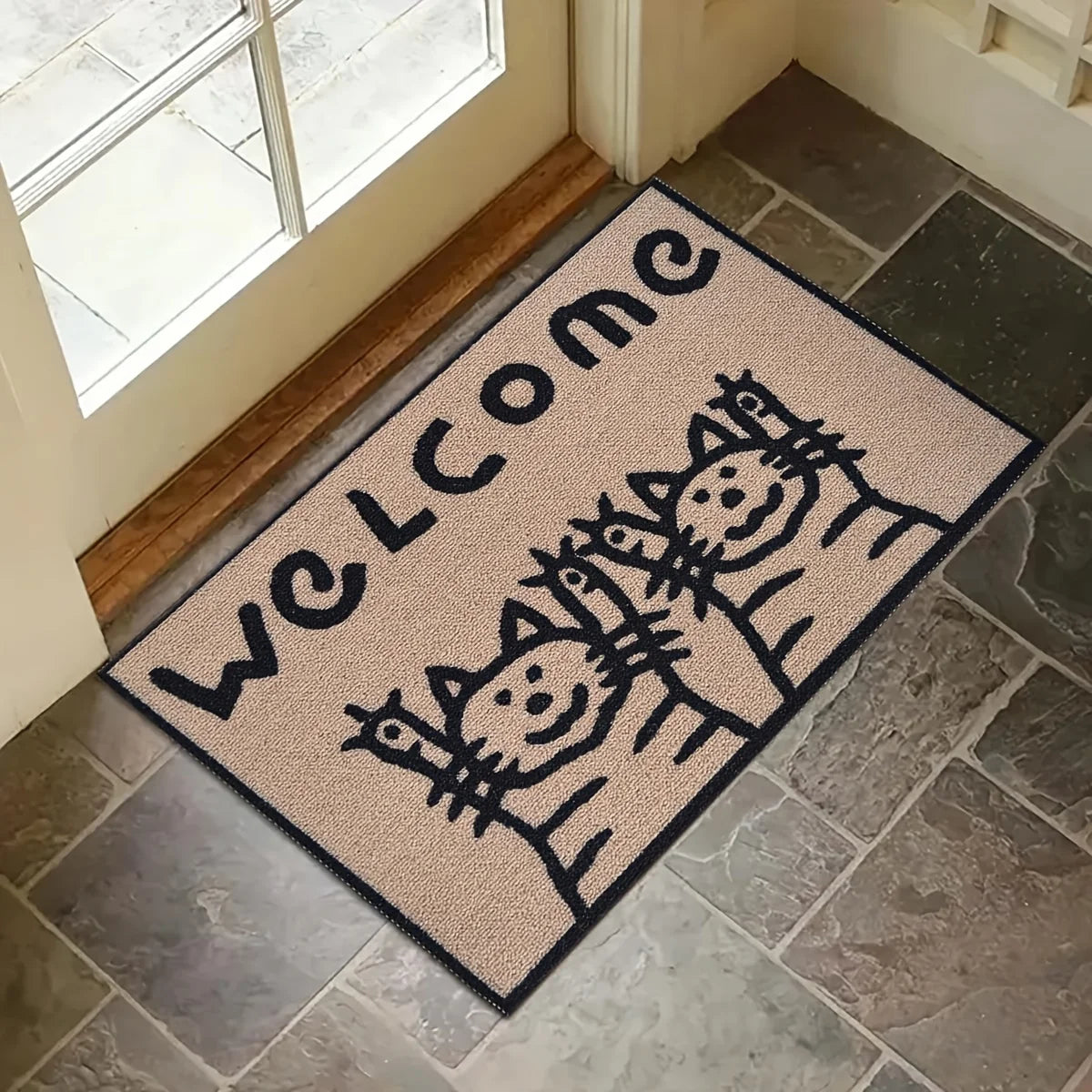Doodle Cats Door Mat