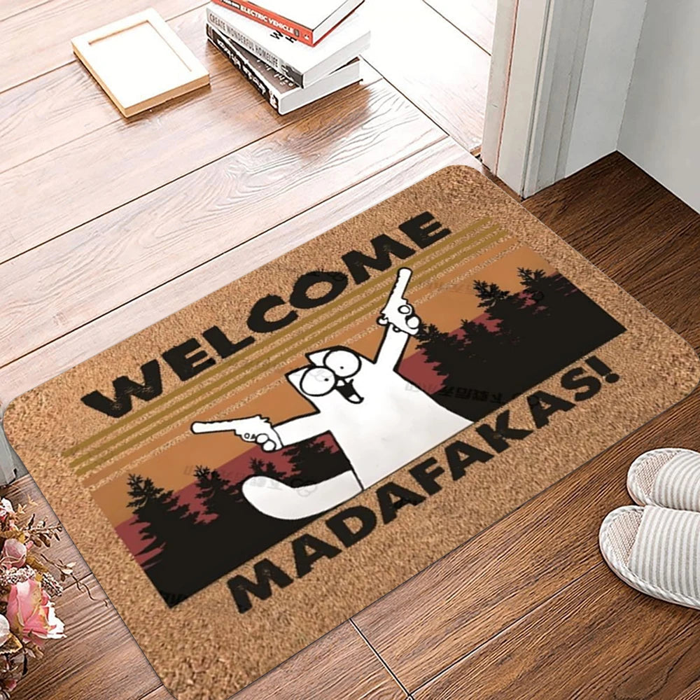 Slightly Crazy Cat Rug